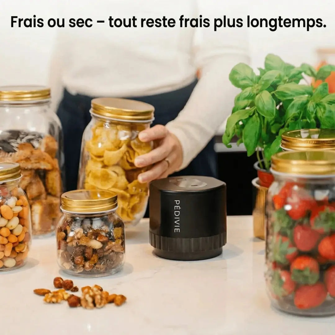 Vos aliments restent frais plus longtemps. Moins de gaspillage. Moins de stress.