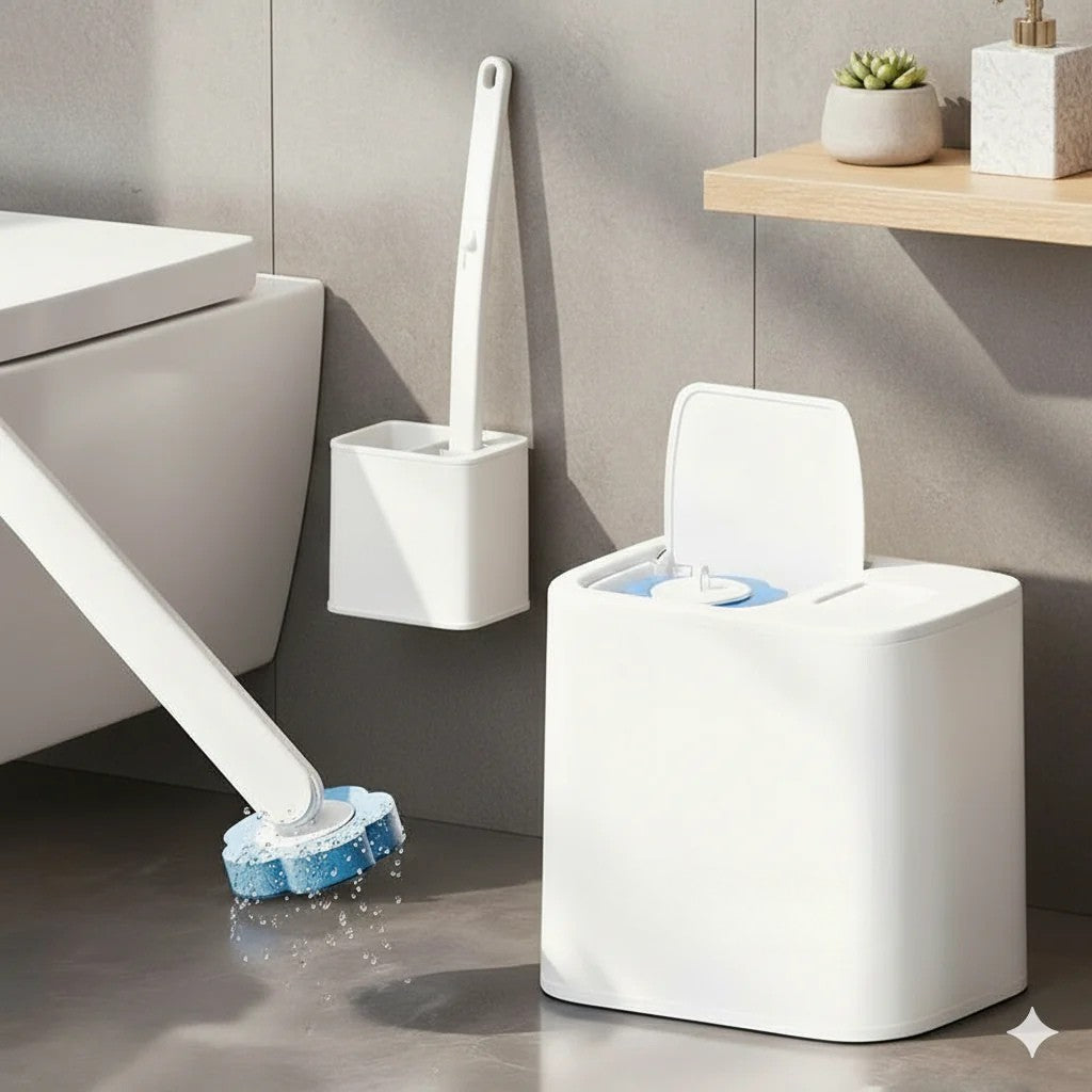 Baguette jetable pour nettoyer les toilettes - 8 recharges Ocean Breeze