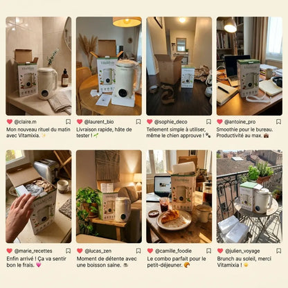 VitaMixia : Multifonctions 8-en-1 , Préparer Du Lait Végétal , Des Jus & Bien Plus