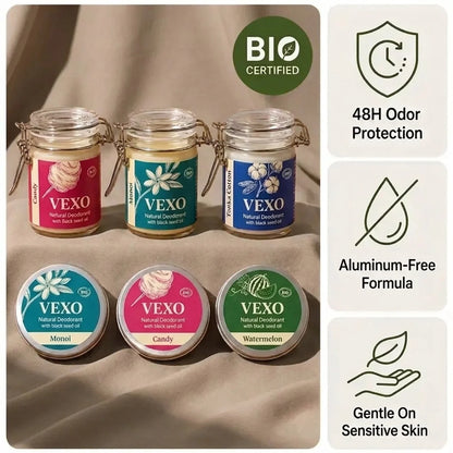 Vexo | Natural Deodorant with Black Seed Oil