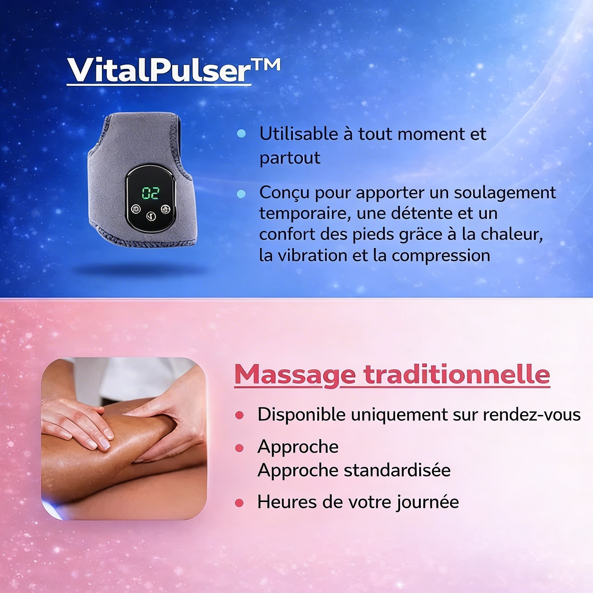 Masseur 3-en-1 VitalPulser